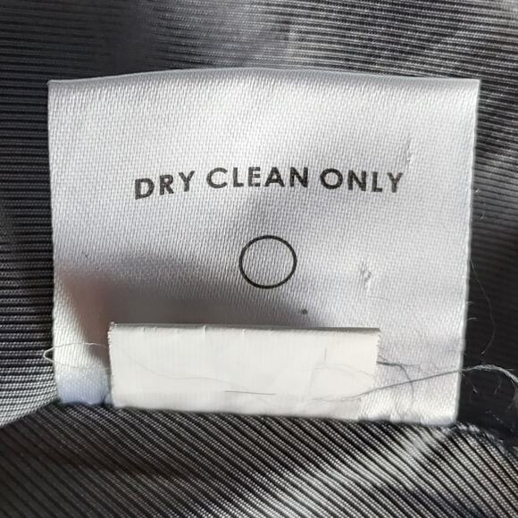 Madison Creek Outfitters Charcoal Gray Wool Vest Leather Trim Nickel Buttons LG - Picture 8 of 9